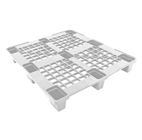 PALLET VAZADO 14X100X120CM BRANCO BOLIVAR