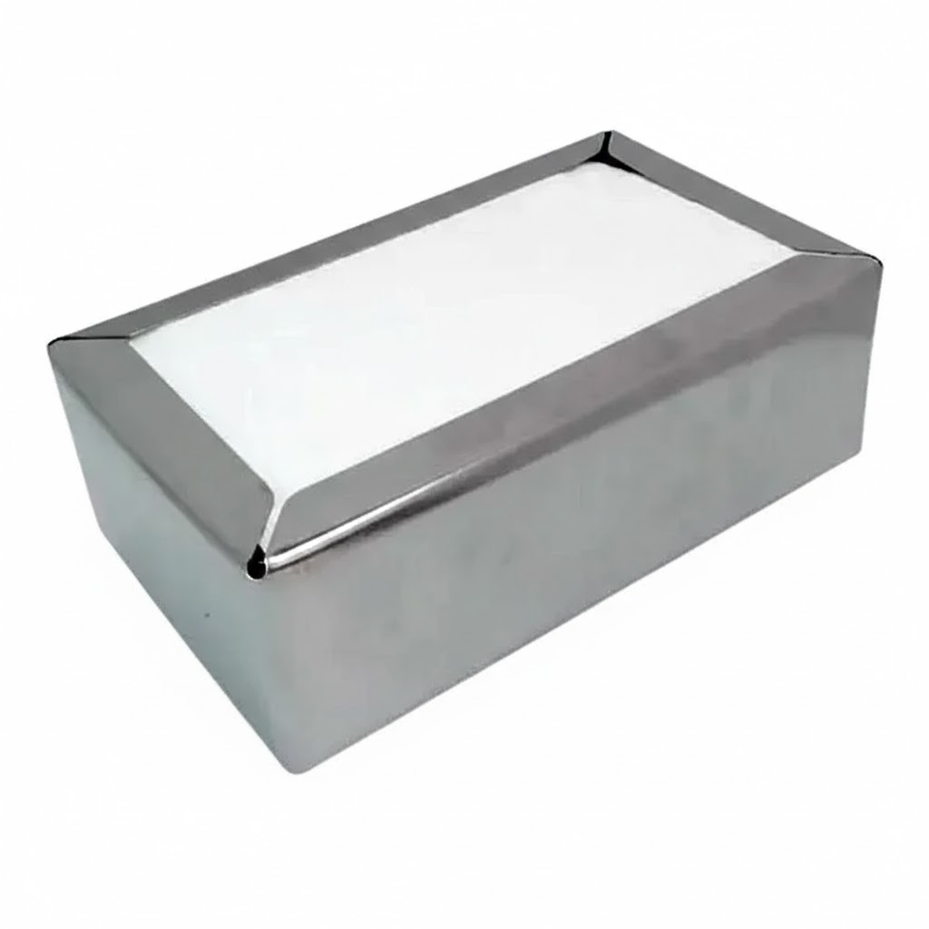 PORTA GUARDANAPO DEITADO INOX- GLOBO