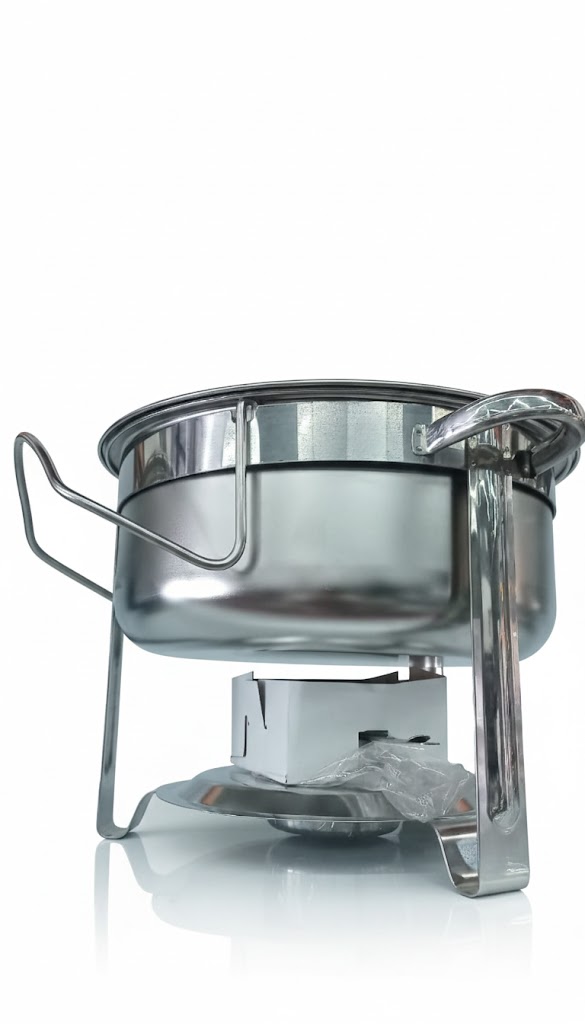 RECHAUD REDONDO COM TAMPA DE VIDRO TEMPERADO 7.5L - ORCIL