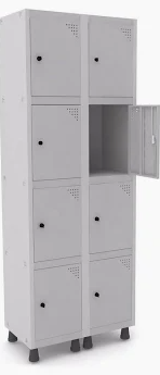 ROUPEIRO DE ACO 8 PORTAS - PANDIN