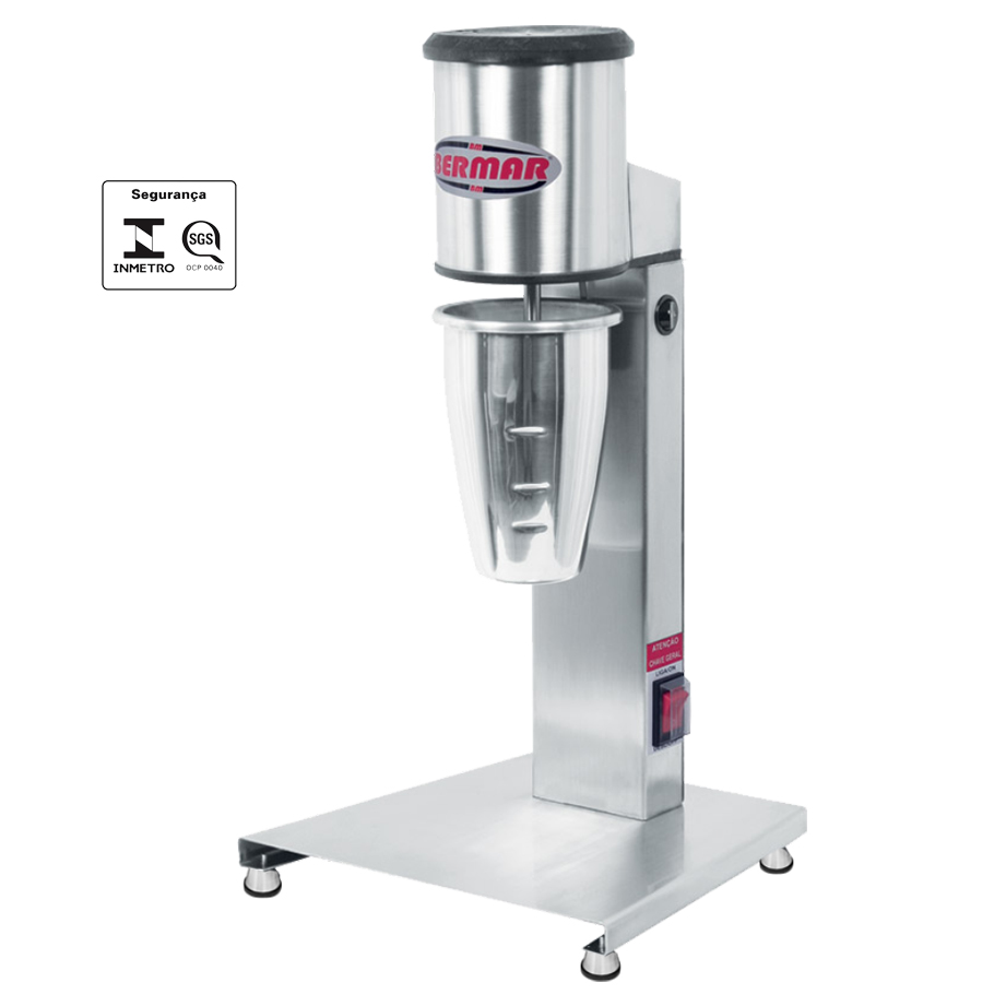 BATEDOR DE MILKSHAKE SIMPLES BM-72NR - BERMAR