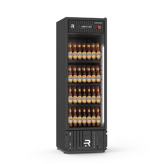 VISA COOLER CERVEJA 400L PORTA VIDRO PR - REFRIMATE