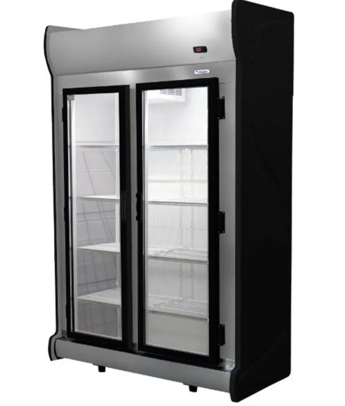 EXPOSITOR AUTO SERVIÇO 2 PORTAS ACFM-1000 PRETO FRICON