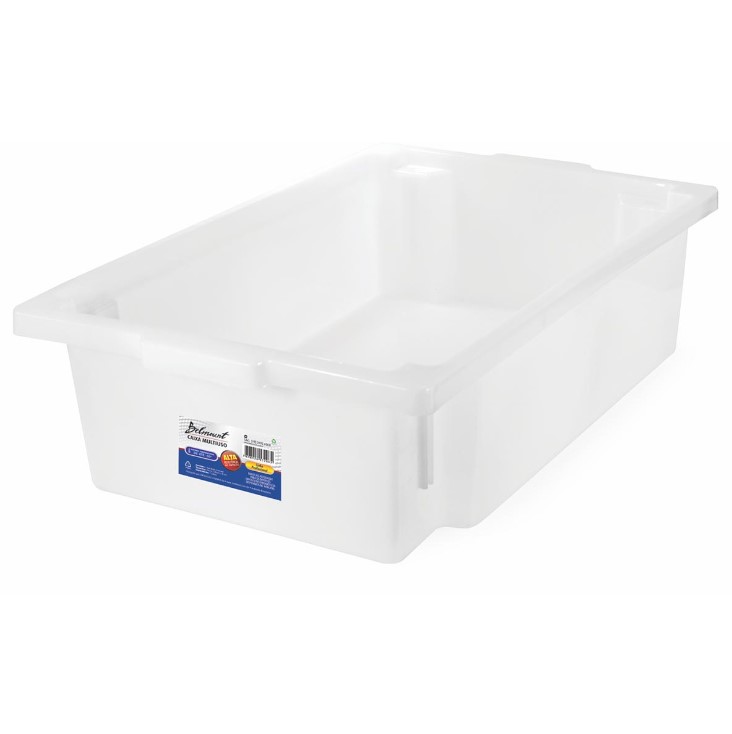 CAIXA MULTIUSO PROFISSIONAL 67X44X19CM 40 LITROS BRANCO BELMOUNT