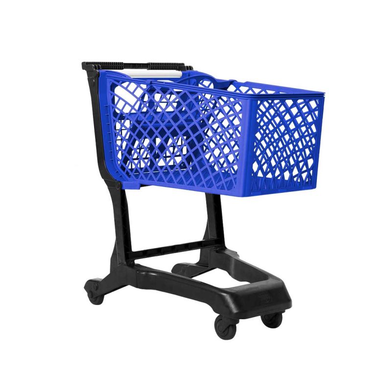 CARRINHO 150L ECOFLEX ABASTECEDOR AZUL COM ALÇA PRETA - SIRIS