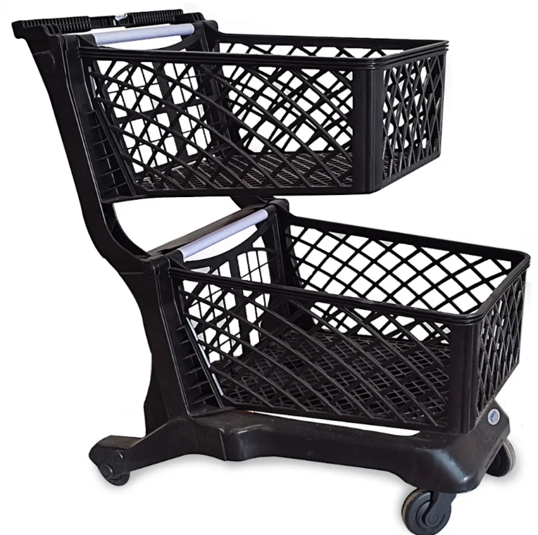 CARRINHO ECOFLEX DUPLO 120L PRETO - SIRIS