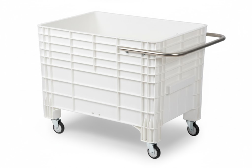 CARRO COLETOR 372L BRANCO- BOLIVAR