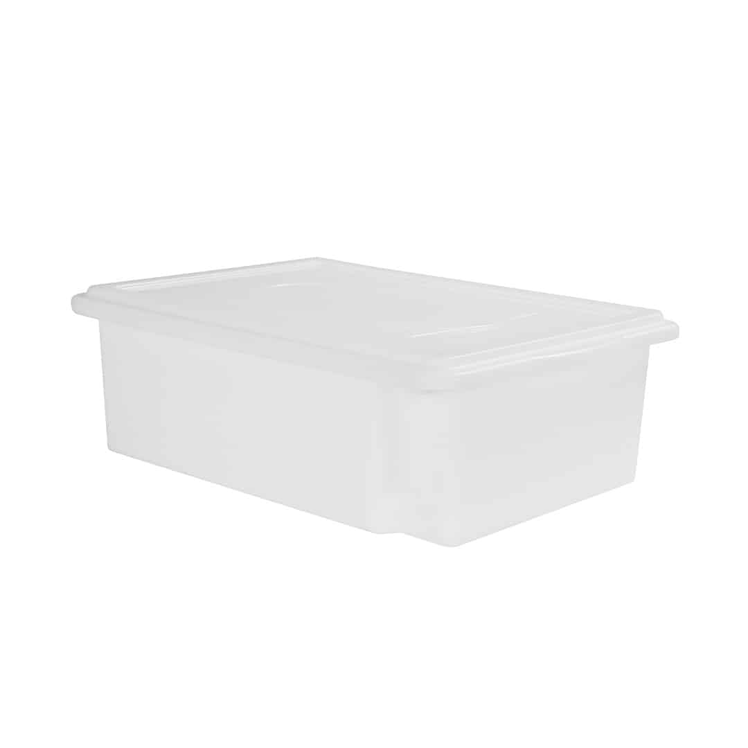 CAIXA PLASTICA ORGANIZADORA BRANCA S-500 11LTS COM TAMPA