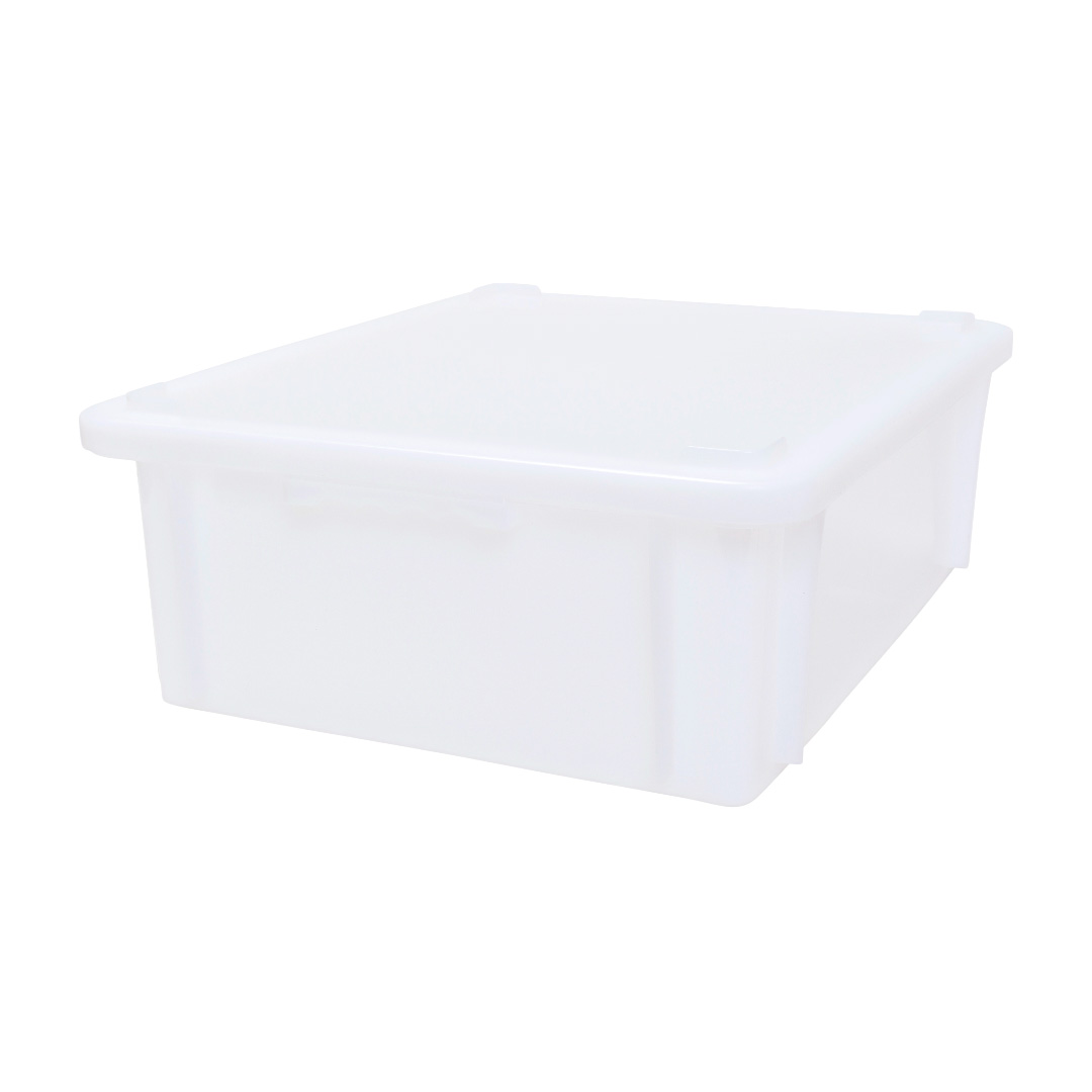 CAIXA ORGANIZADORA BRANCA PLAST S-650 COM TAMPA