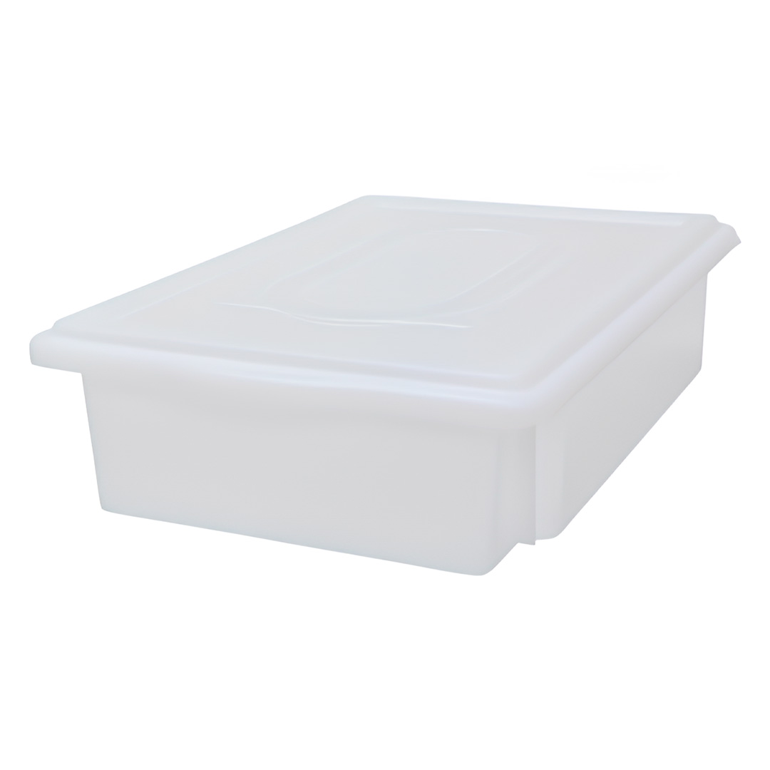 CAIXA ORGANIZADORA BRANCA PLAST 7L S-450 COM TAMPA