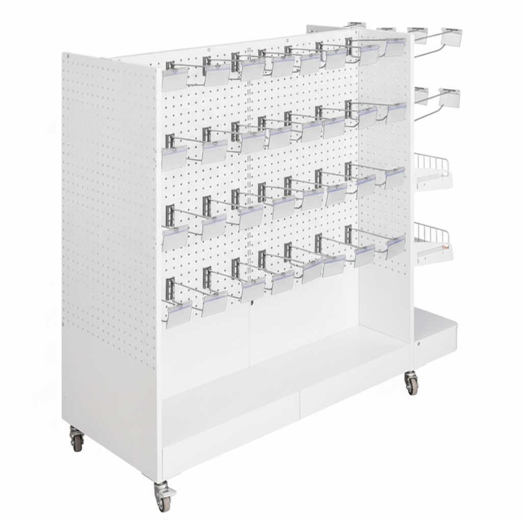 CHECKSTAND NEW BRANCO 700X1100MM - CRISTAL AÇO