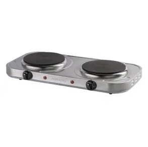 FOGAO ELETRICO DE MESA 2 BOCAS INOX FM-02 AGRATTO - VENTISOL