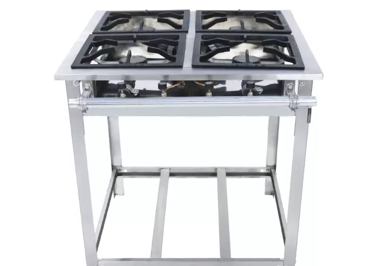 FOGÃO Á GAS VULCÃO INOX 4 QUEIMADORES