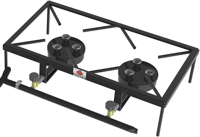 FOGÃO INDUSTRIAL 2 BOCAS PROGÁS ALTA PRESSÃO 6 QUEIMADORES