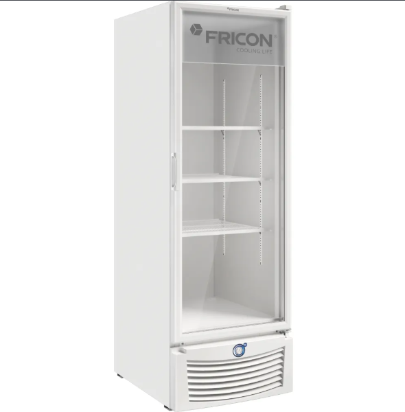 CONSERVADOR VERTICAL TRIPLA AÇÃO 569L VCET-569 PORTA DE VIDRO BRANCO FRICON