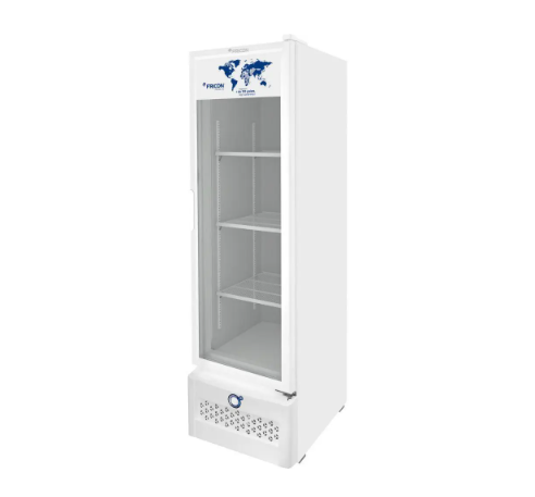CONSERVADOR VERTICAL TRIPLA AÇÃO 284L VCET284-2V PORTA DE VIDRO BRANCO FRICON