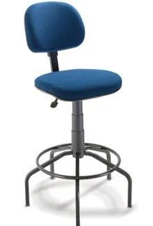 CADEIRA START 4020 STOOL ARO FIXO AZUL CAVALETTI