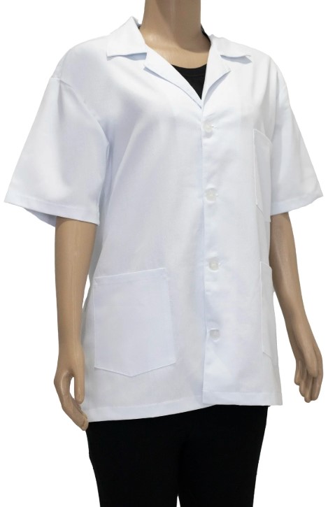 JALECO BRIM BRANCO GOLA GG -  R&S