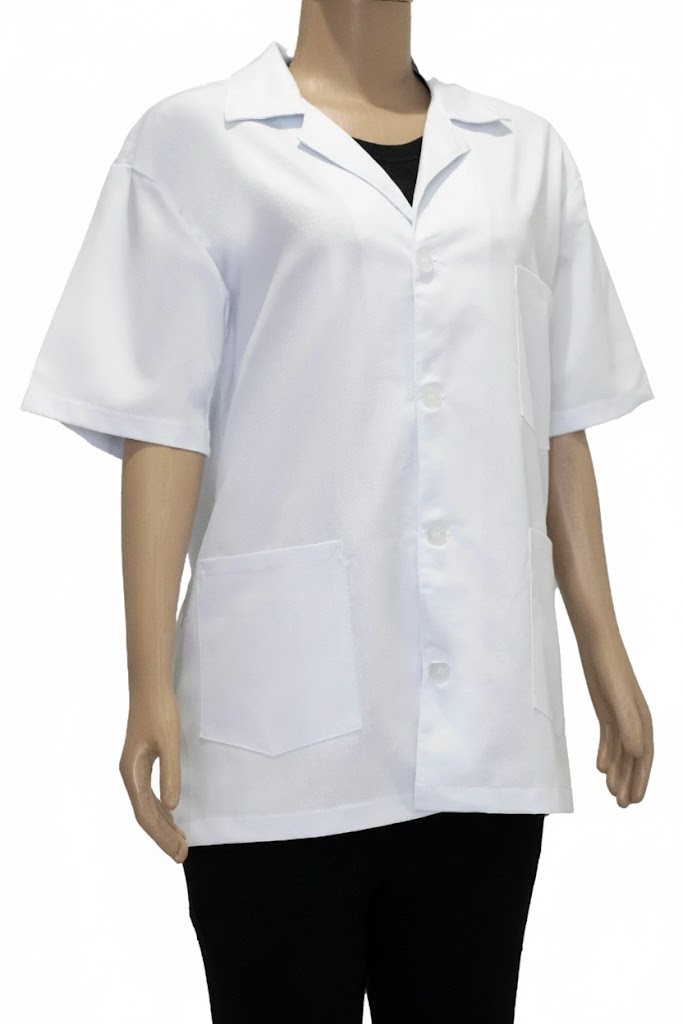 JALECO BRIM BRANCO GOLA M- LEILANE