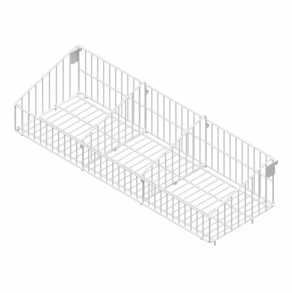 CESTO DESMONTAVEL 30X91CM BRANCO - ZAR