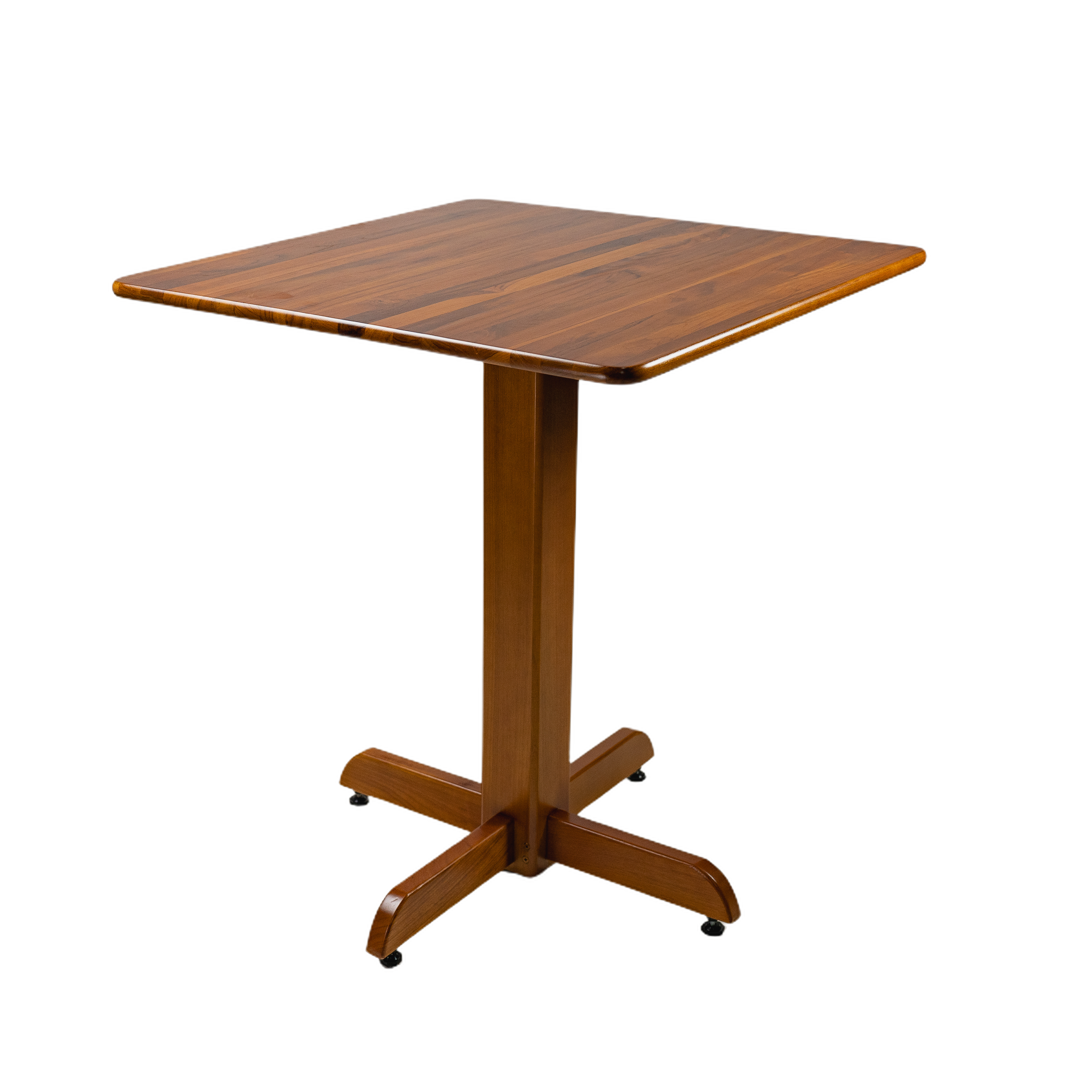 MESA PÉ CENTRAL 70X70 MEL - LISO