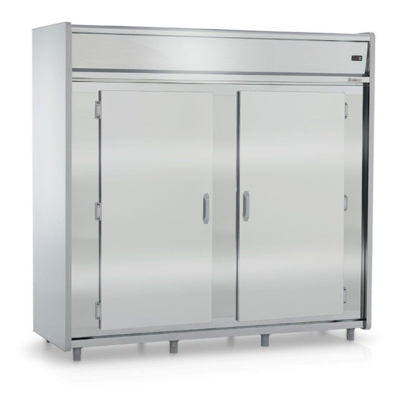 MINI CÂMARA REFRIGERADA PARA AÇOUGUE EM AÇO INOX GMRC-2600 - GELOPAR