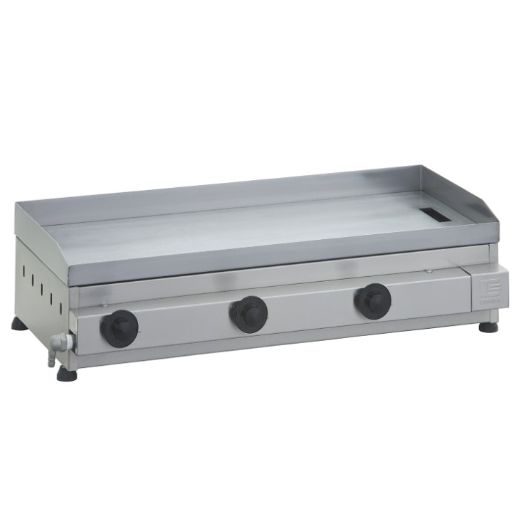 CHAPA A GAS PRATA 80CM 3 QUEIMADORES CGP-080 EDANCA