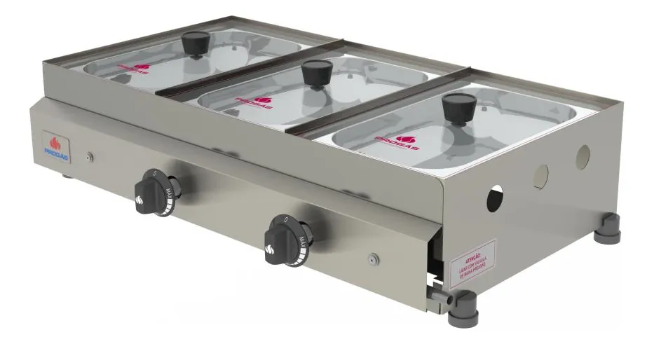 MOLHEIRA 3 CUBAS INOX TAMPA INOX-PROGAS