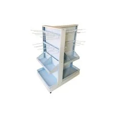 CHECKSTAND BRANCO ATRACTIVE COM 24 GANCHOS - S.A
