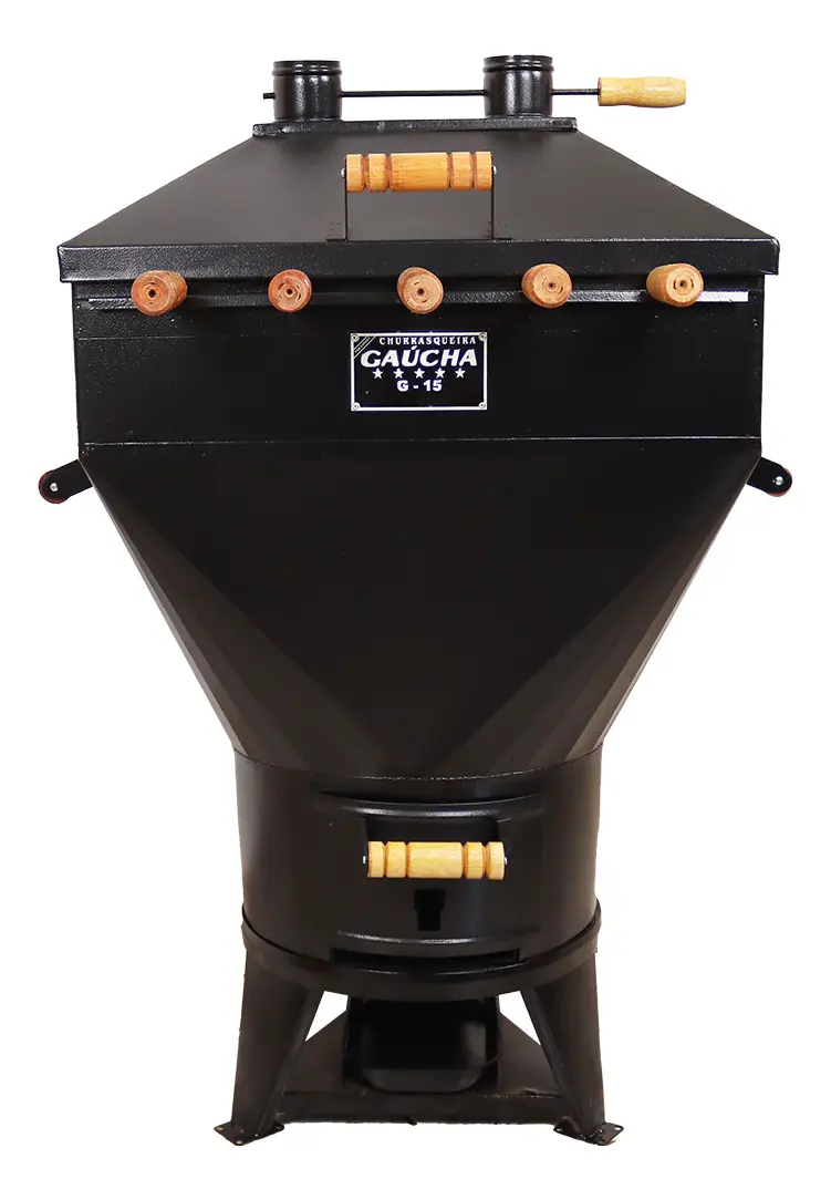 CHURRASQUEIRA G15 INOX COM ESPETO GAS GAUCHA - IND COM CHURRAS
