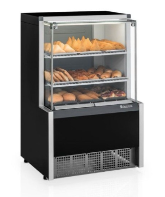 VITRINE ESTUFA COM BANDEJA MEQA-075 R - GELOPAR