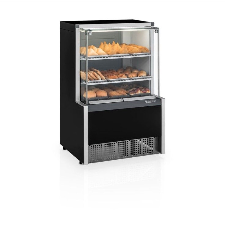 VITRINE ESTUFA COM BANDEJA MEQA-075 R - GELOPAR