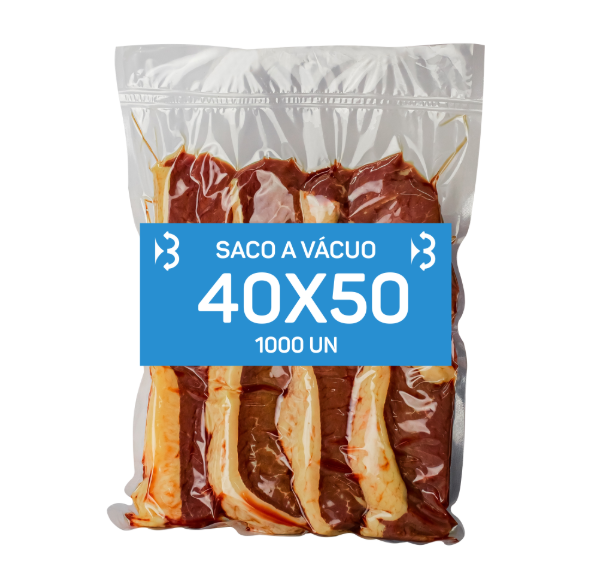 SACO PLASTICO VACUO NYLON 40X50X0,12CM (22,17)