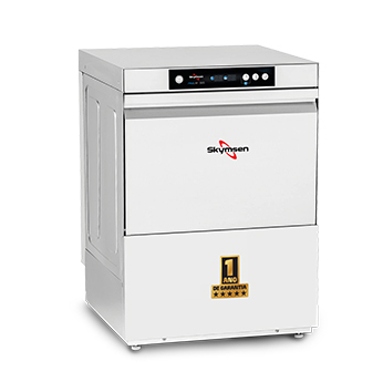 PROLAV 505 - LAVADORA DE LOUÇAS DE ABERTURA FRONTAL, PARA RACKS DE 50 CM - 6.200 W 220 V - SKYMSEN