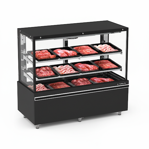 EXPOSITOR AÇOUGUE VANGUARD TOP PRATELEIRA 1500 PR REFRIMATE