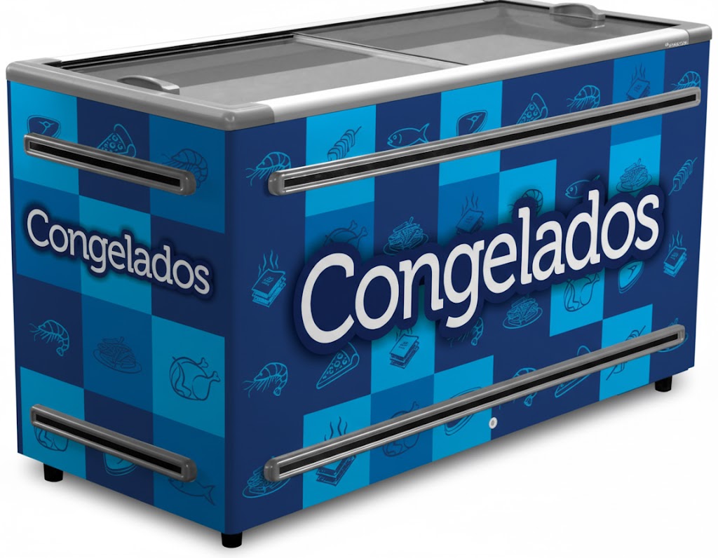 CONSERVADOR ILHA 503 AZUL LED ICED503 FRICON