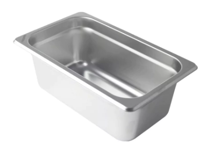 CUBA DE INOX 1/4 100MM SEM ALCA GN - GP INOX