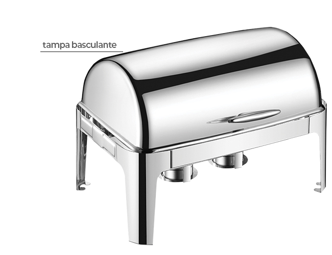 RECHAUD SUPREME INOX 9L BASCULANTE - GP INOX