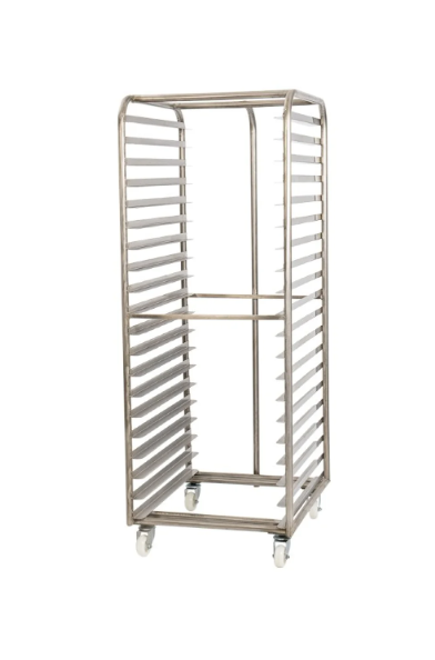 ESTANTE ABERTA 58X70 INOX PARA 20 ASSADEIRAS VAZIA DESMONTADA  IMECA