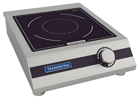 FOGÃO DE INDUÇÃO AÇO INOX 1 BOCA BT350K1 TRAMONTINA