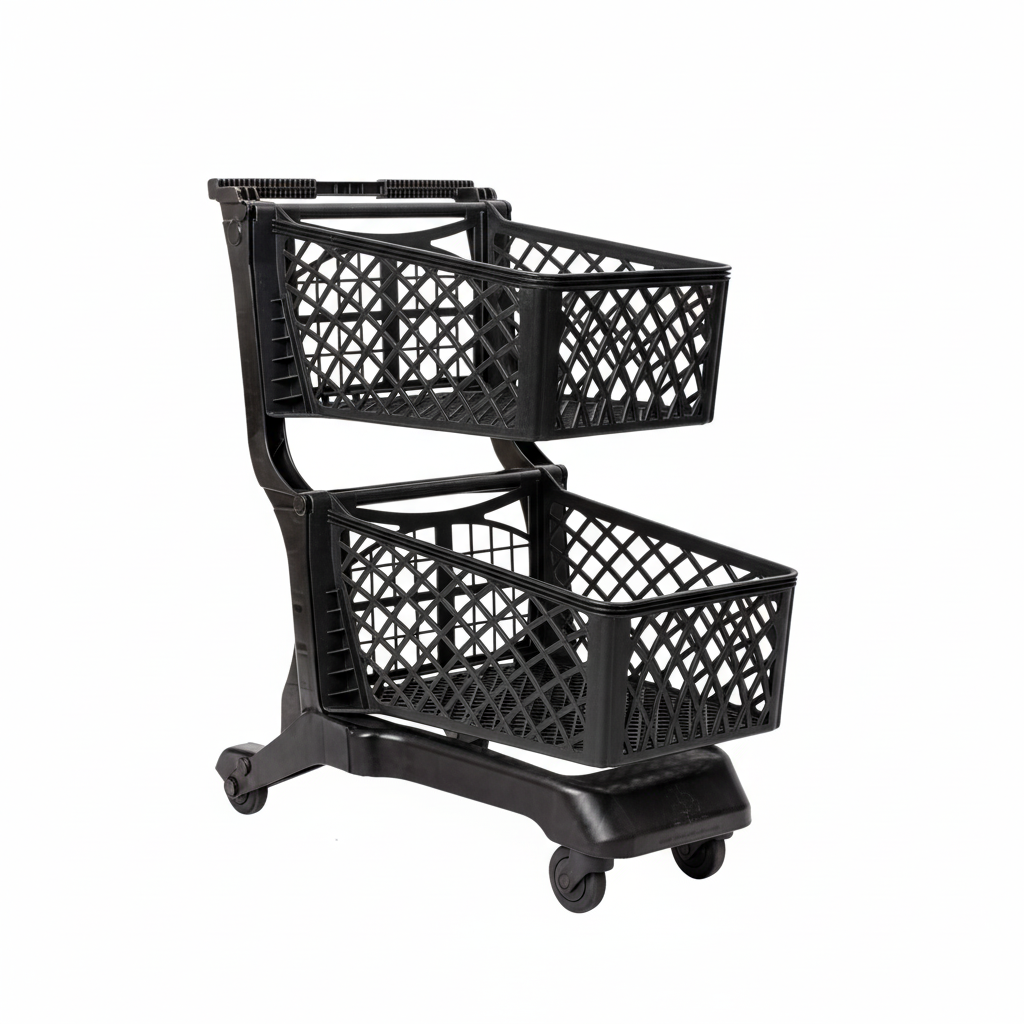 CARRINHO ECOFLEX 120 PRETO PRETO - SIRIS