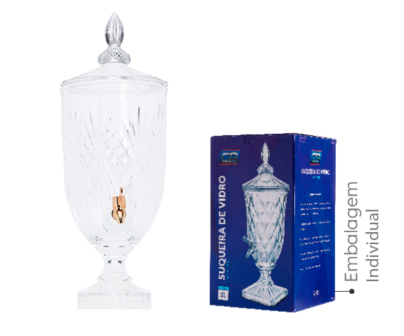 SUQUEIRA DE VIDRO 5L - GP INOX