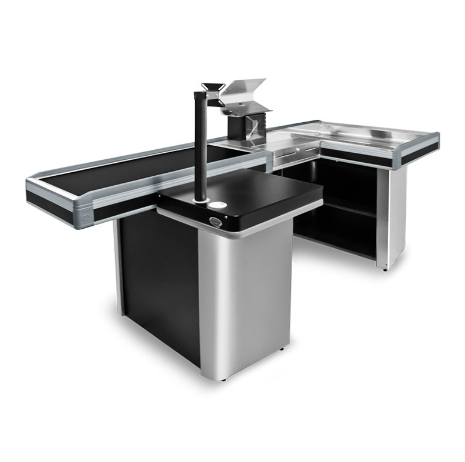 CHECK OUT SLX C/ ESTEIRA 260 X 104 ESQUERDO CRISTAL AÇO