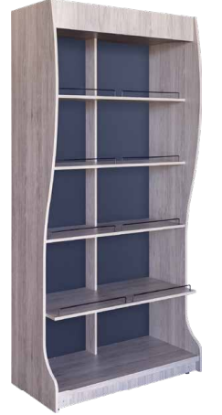 ADEGA COLMEIA 1000X2150X500MM - CRISTAL AÇO