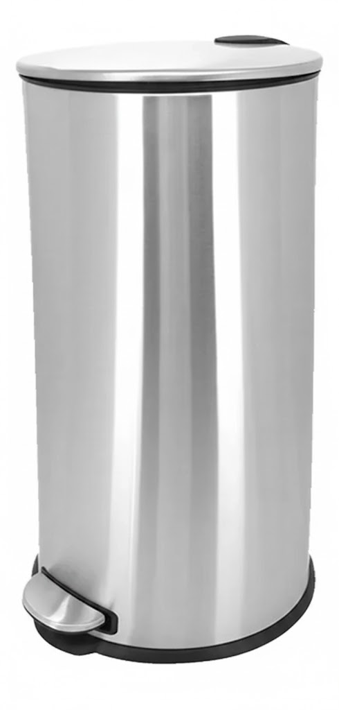 LIXEIRA INOX COM PEDAL 30L MIMO STYLE