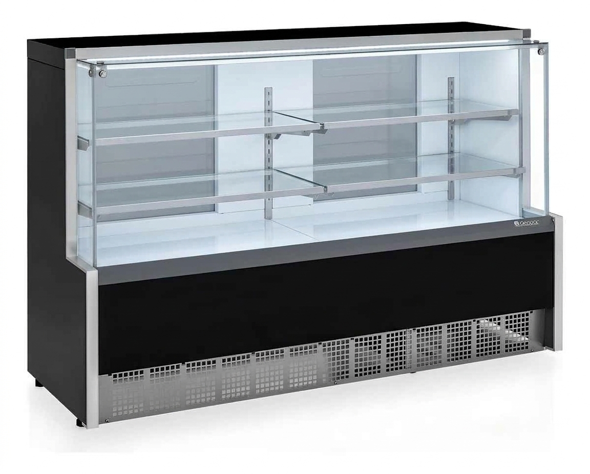 BALCAO REFRIGERADO 1,20M 2 PLACAS PRETO - TERMISA