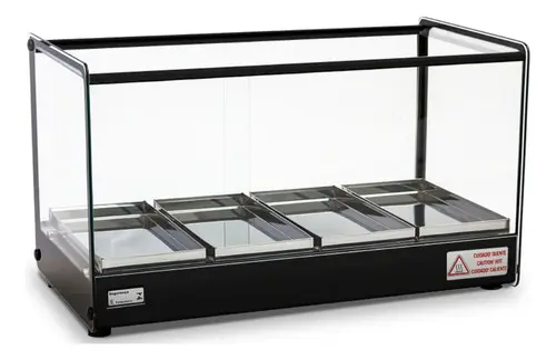 ESTUFA EVR LP 4 BANDEJAS LED COM PERFIL PRETO - TITÃ