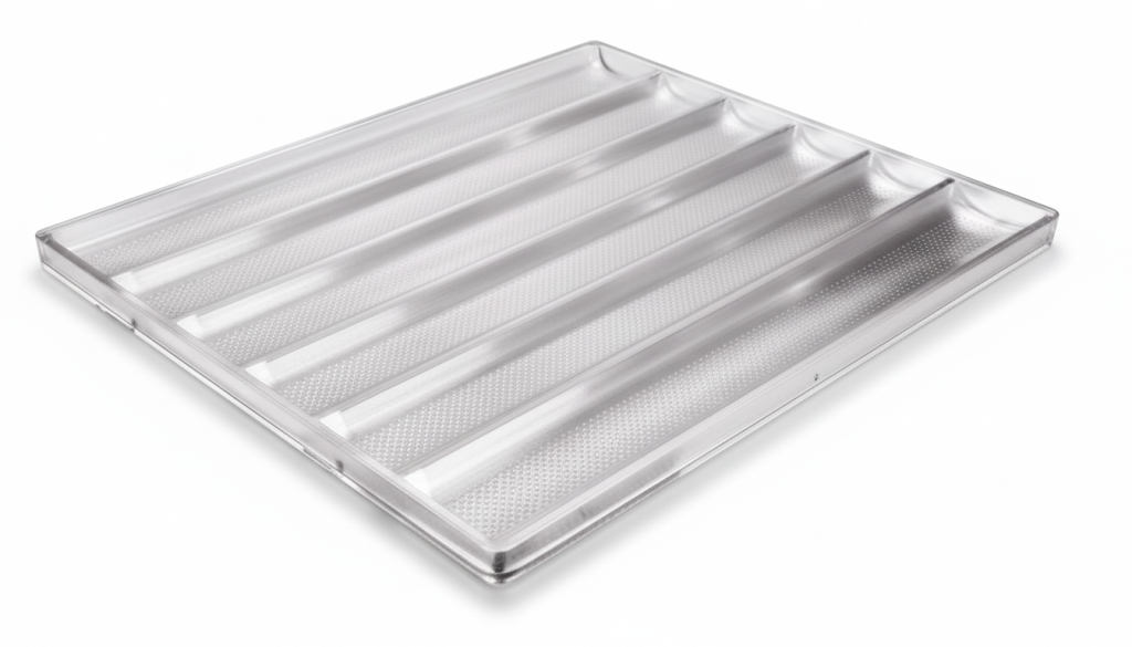 ASSADEIRA PARA PÃO FRANCÊS ONDULADA 58X70CM COM 6 ONDAS - CIMAPI