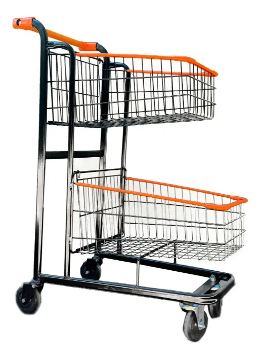 CARRINHO DUPLO 90L SUPER GALVANIZADO - ZAR