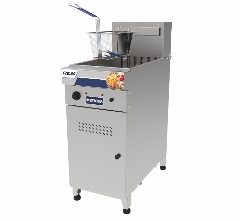 FRITADEIRA INDUSTRIAL ELETRICA 30 LITROS - AGUA E OLEO - 380V METVISA